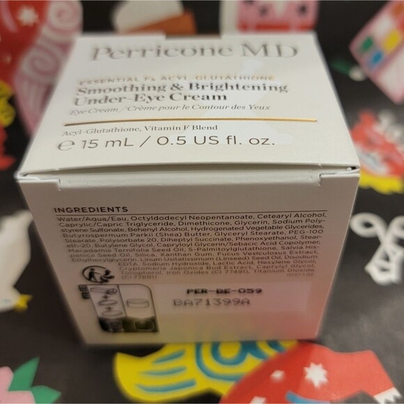 NEW Perricone MD Smoothing & Brightening Under~Eye Cream 15 mL - Picture 4 of 7